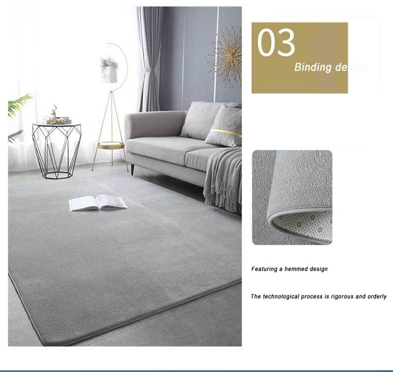 Tapete macio antiderrapante para salas e quartos