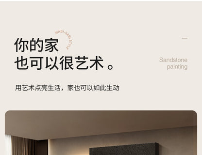 Pintura com luz LED abstrata e sofisticada