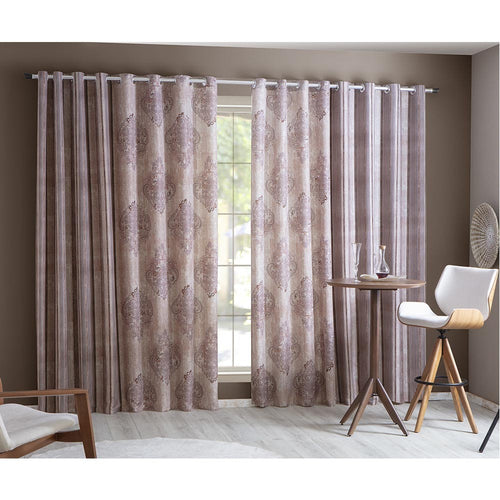 Cortina Combinada Niamei 32 Ilhoses 400x250cm Casa D'oro Sultan
