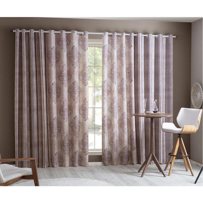 Cortina Combinada Niamei 32 Ilhoses 400x250cm Casa D'oro Sultan