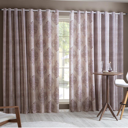 Cortina Combinada Niamei 32 Ilhoses 400x250cm Casa D'oro Sultan