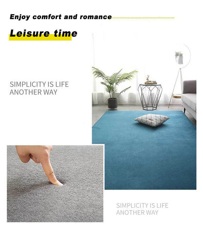 Tapete macio antiderrapante para salas e quartos