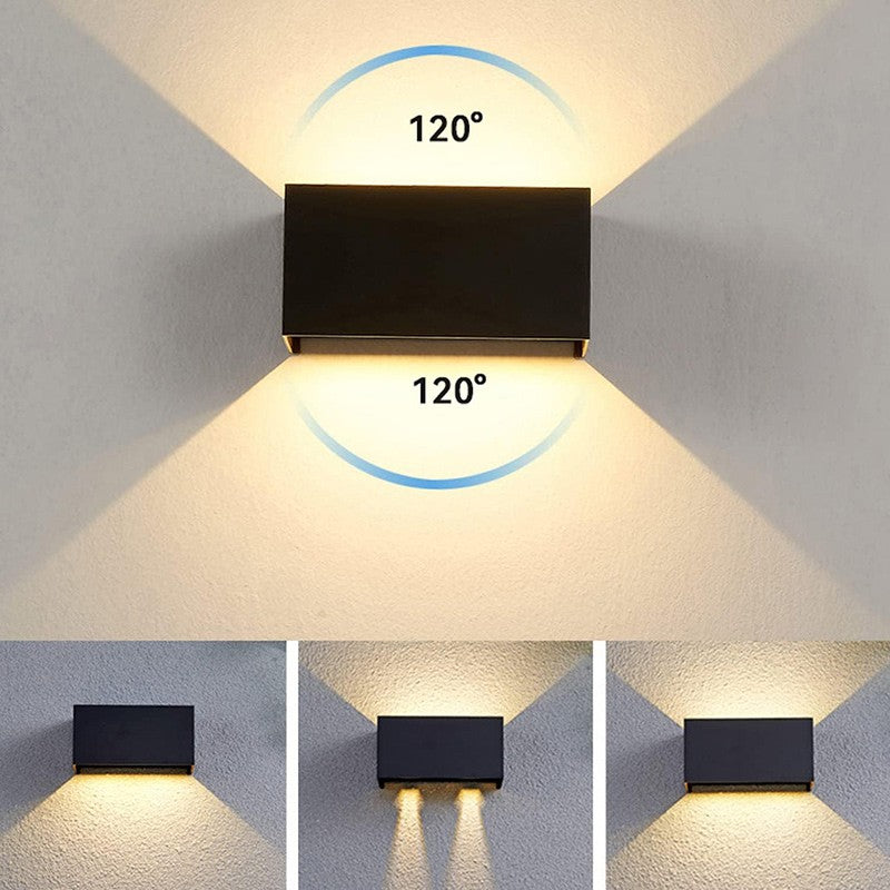 Lâmpada de jardim ao ar livre, Lâmpada para corredores, lâmpada para varandas, Impermeável LED Wall Light