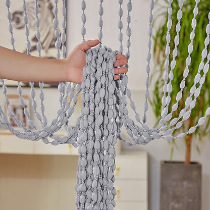 Cortinas de porta de poliéster com contas, lanterna, cordão com borla, hotel, sa