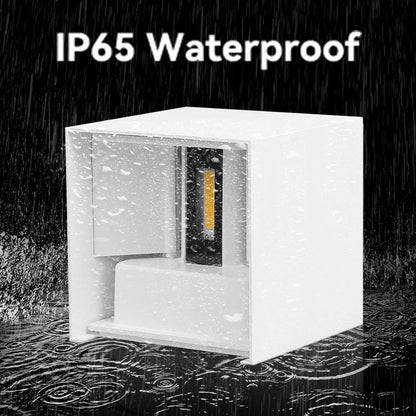 Lâmpada de jardim ao ar livre, Lâmpada para corredores, lâmpada para varandas, Impermeável LED Wall Light