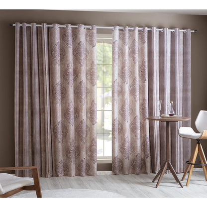 Cortina Combinada Niamei 32 Ilhoses 400x250cm Casa D'oro Sultan