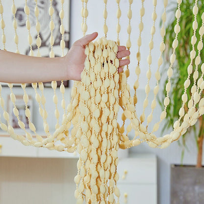 Cortinas de porta de poliéster com contas, lanterna, cordão com borla, hotel, sa