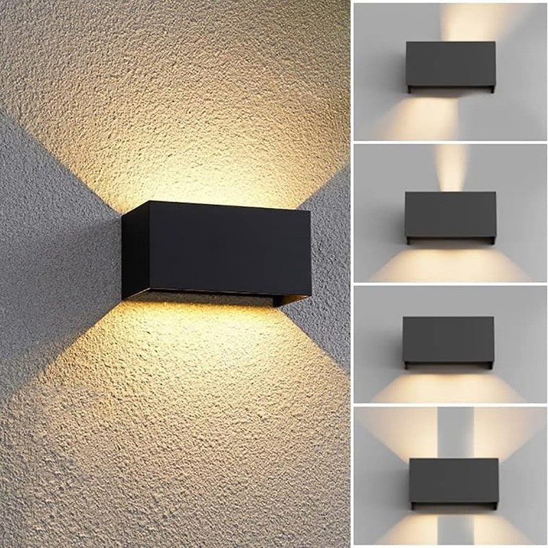 Lâmpada de jardim ao ar livre, Lâmpada para corredores, lâmpada para varandas, Impermeável LED Wall Light