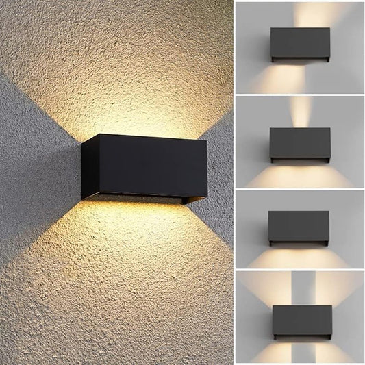Lâmpada de jardim ao ar livre, Lâmpada para corredores, lâmpada para varandas, Impermeável LED Wall Light