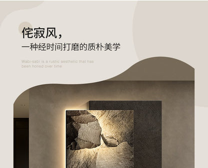 Pintura com luz LED abstrata e sofisticada