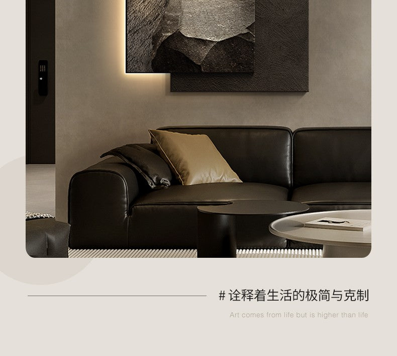 Pintura com luz LED abstrata e sofisticada