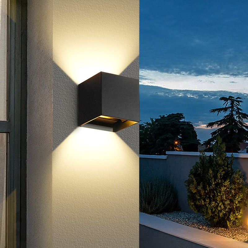 Lâmpada de jardim ao ar livre, Lâmpada para corredores, lâmpada para varandas, Impermeável LED Wall Light